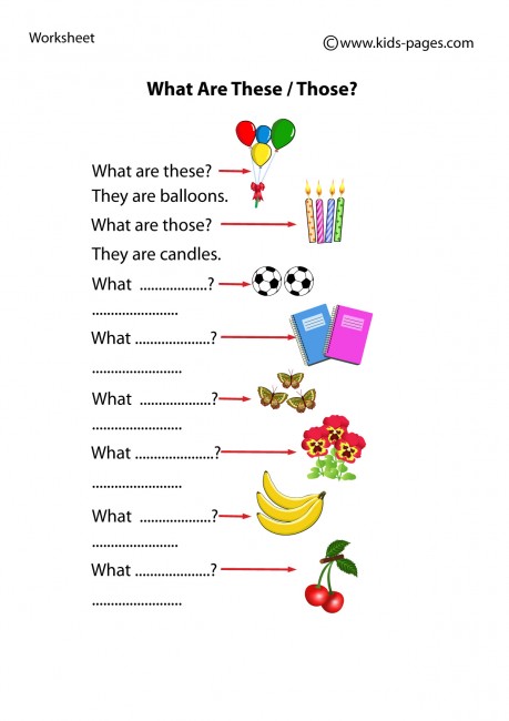 Demonstrative Pronouns: What are these / those?